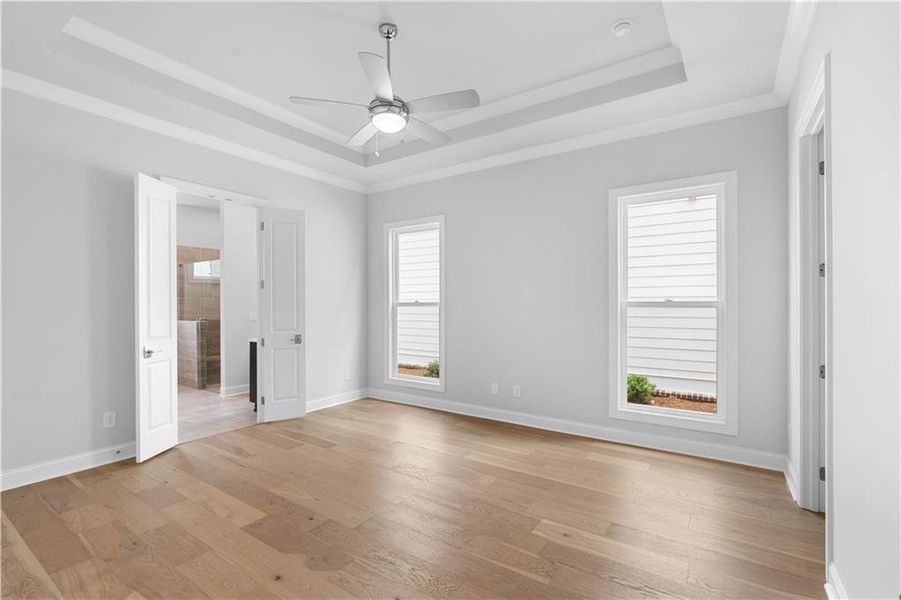 Spacious, unfurnished interior of a new home in Promenade at Sawnee Village, Cumming (Image 24).