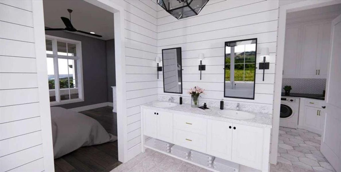 Furnished interior view inside a new home in , Carrollton (Image 4).