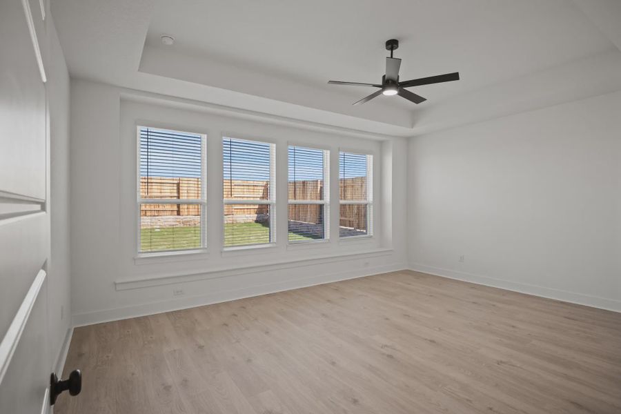 Representative unfurnished interior of a home built from the Farris by Chesmar Homes in Berry Creek Highlands, Georgetown (Image 12). Representative unfurnished interior of a home built from the Farris by Chesmar Homes in Berry Creek Highlands, Georgetown (Image 12).