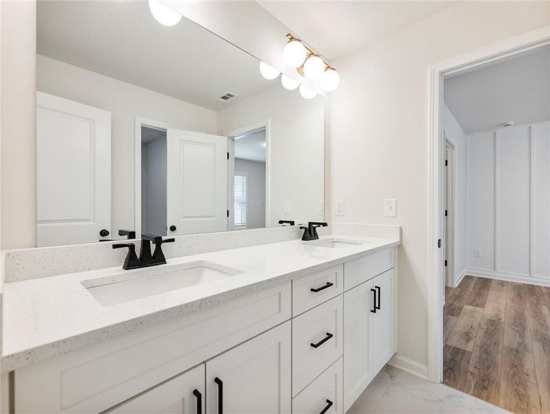 Furnished interior view inside a new home in , Buford (Image 14).