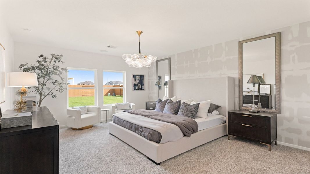 Furnished interior view inside a new home in Cypress Green, Tomball (Image 16).