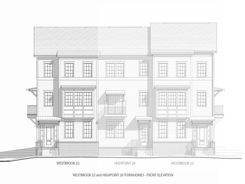 3268 Tasker Dr., LOT 210 • Westbrook 22 Front Elevation 3268 Tasker Dr., LOT 210 • Westbrook 22 Front Elevation