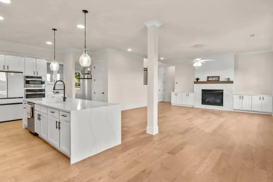 Furnished interior view inside a new home in , Flowery Branch (Image 9).