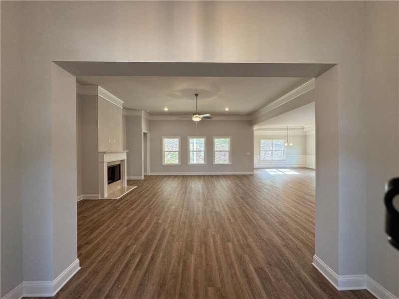 Spacious, unfurnished interior of a new home in Tuscany Hills, Douglasville (Image 4). Spacious, unfurnished interior of a new home in Tuscany Hills, Douglasville (Image 4).