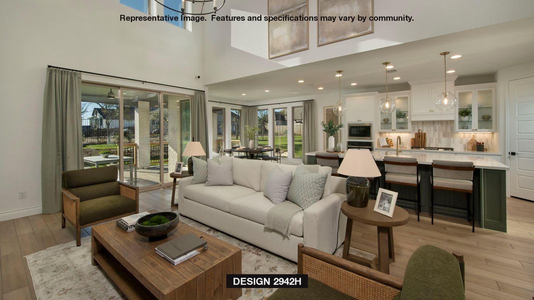 Living room featuring light wood-style floors and recessed lighting Living room featuring light wood-style floors and recessed lighting