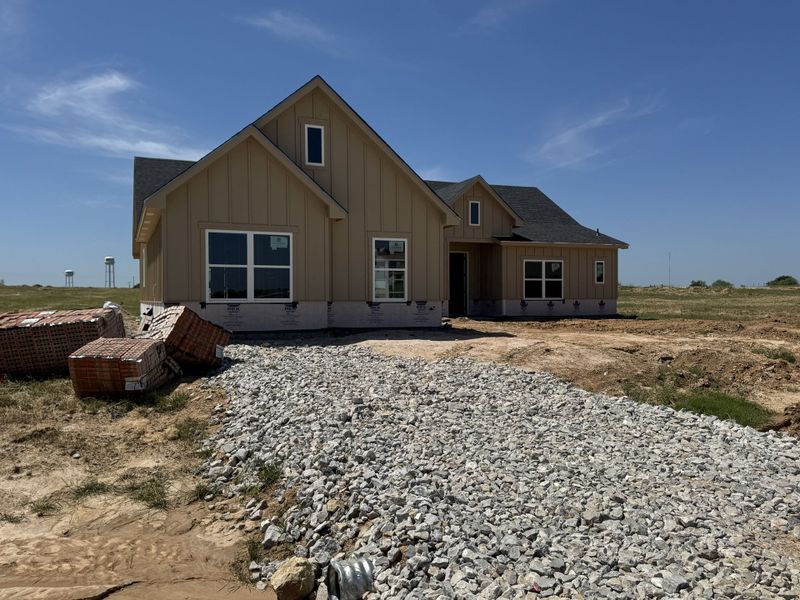 In-progress construction of a new home in Stagecoach Crossing, Bridgeport, TX (Image 3). In-progress construction of a new home in Stagecoach Crossing, Bridgeport, TX (Image 3).