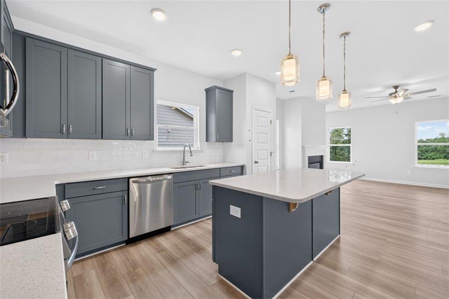 Furnished interior view inside a new home in Summerfield Place, Carrollton (Image 6).
