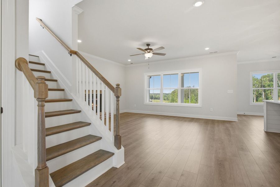 Spacious, unfurnished interior of a new home in Cherokee Knoll, Williamston (Image 22).