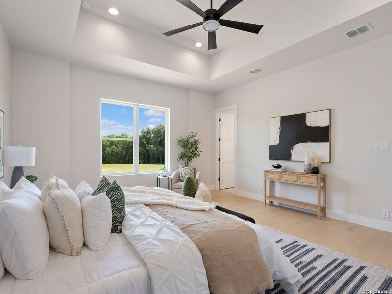 Furnished interior view inside a new home in , San Antonio (Image 32).