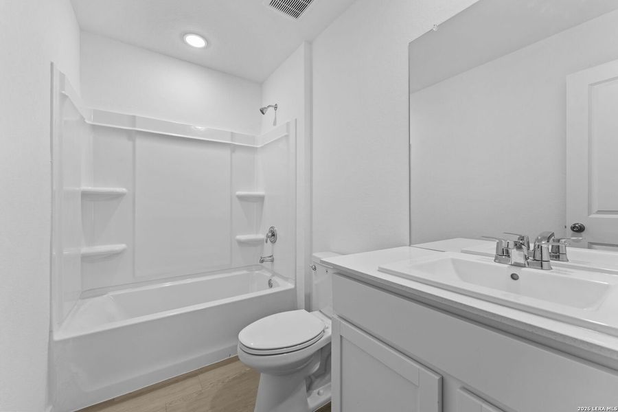 Furnished interior view inside a new home in Higdon Crossing, San Antonio (Image 5).
