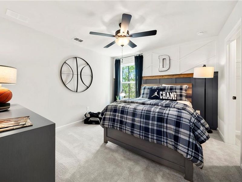 Furnished interior view inside a new home in Riverwood, Dallas (Image 38).