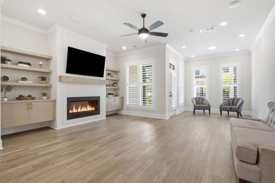 Furnished interior view inside a new home in , Alpharetta (Image 11).