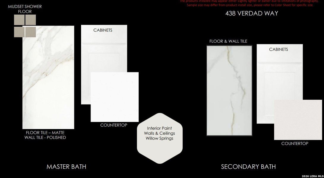 Sample of building materials used in homes in Esperanza, Boerne (Image 4).