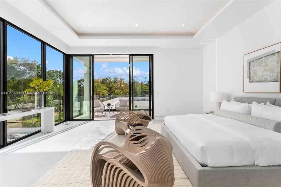 Furnished interior view inside a new home in , Miami (Image 4).