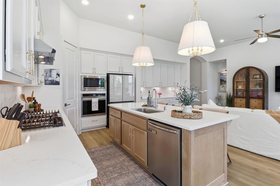 Furnished interior view inside a new home in , Brookshire (Image 17).