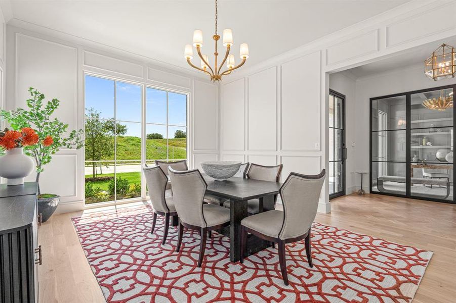 Furnished interior view inside a new home in , Fort Worth (Image 9).