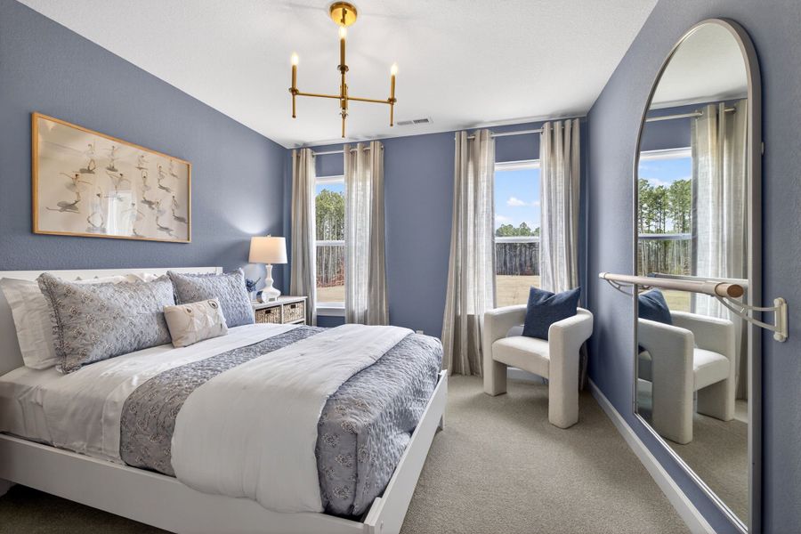 Representative furnished interior of a home built from the The Poppy by Chesapeake Homes in The Farm at Neill's Creek, Lillington (Image 32).