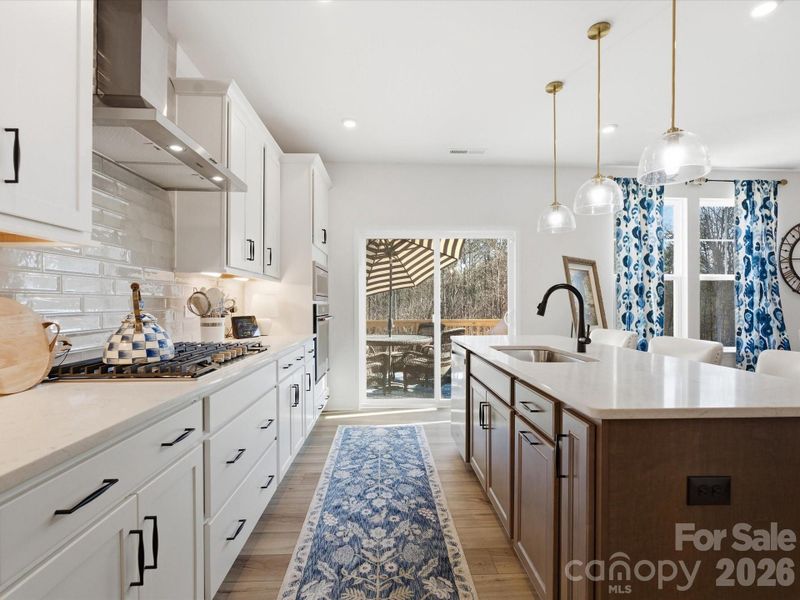 Furnished interior view inside a new home in , York (Image 29).