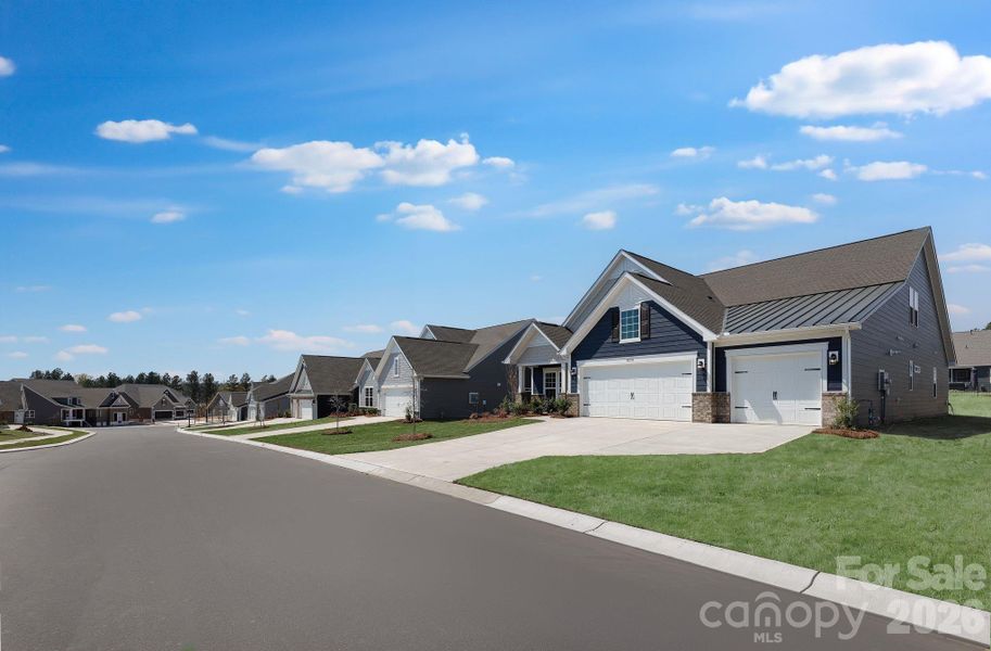 Front exterior of a new home in Roselyn, Lancaster, SC, highlighting curb appeal (Image 18).