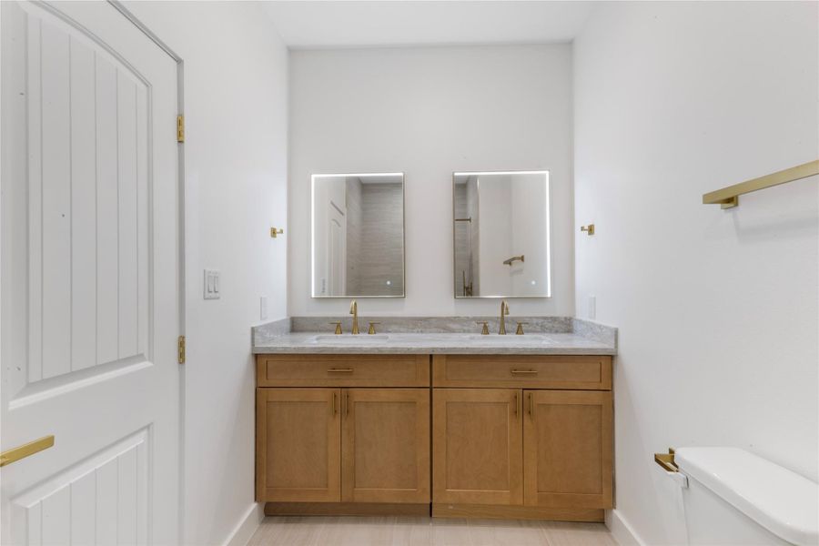 Furnished interior view inside a new home in , Houston (Image 11).