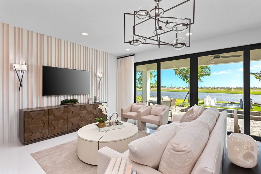 Representative furnished interior of a home built from the Sandpiper by GL Homes in Valencia Parc at Riverland, Port St. Lucie (Image 12). Representative furnished interior of a home built from the Sandpiper by GL Homes in Valencia Parc at Riverland, Port St. Lucie (Image 12).