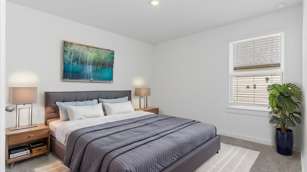 Furnished interior view inside a new home in Evergreen, Rosenberg (Image 5).