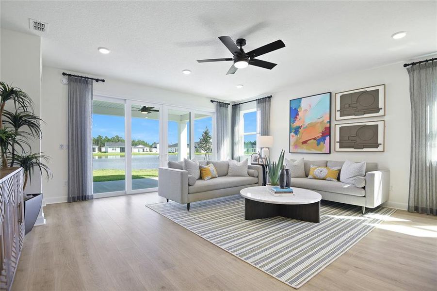 Furnished interior view inside a new home in Rye Manor at Legacy Preserve, Parrish (Image 10).