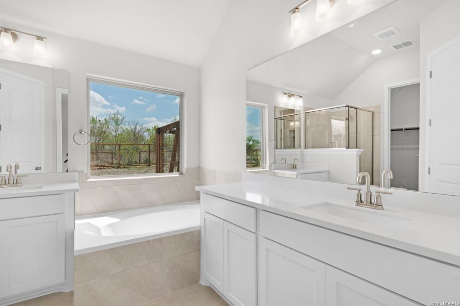 Furnished interior view inside a new home in The Crossvine, Schertz (Image 7).