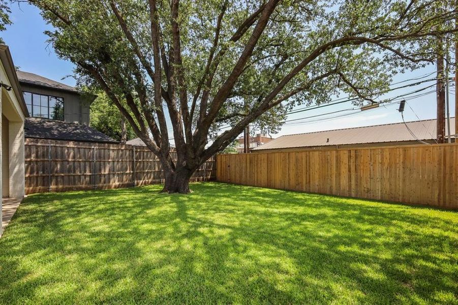 Exterior details and patio area of a home in , Dallas (Image 2). Exterior details and patio area of a home in , Dallas (Image 2).