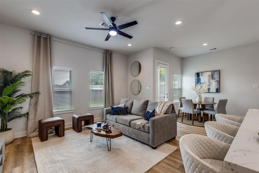 Furnished interior view inside a new home in , Houston (Image 6).