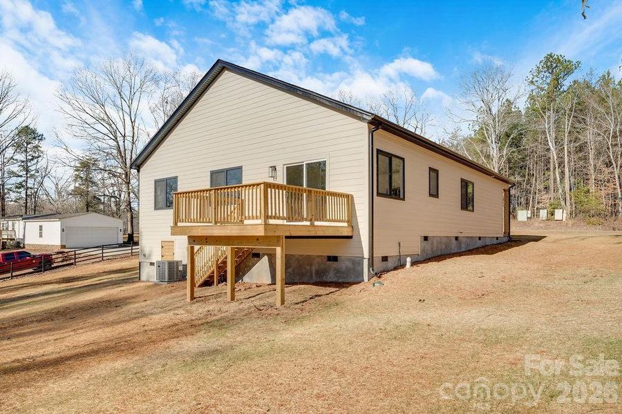 Exterior details and patio area of a home in , Iron Station (Image 3). Exterior details and patio area of a home in , Iron Station (Image 3).