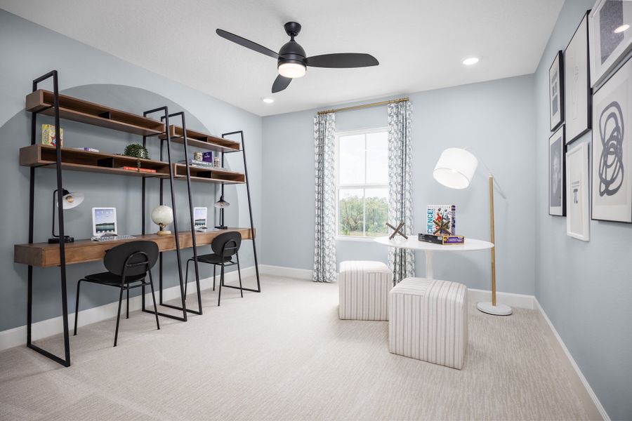 Representative furnished interior of a home built from the Exbury by Landsea Homes in Trinity Gardens, Deland (Image 17).
