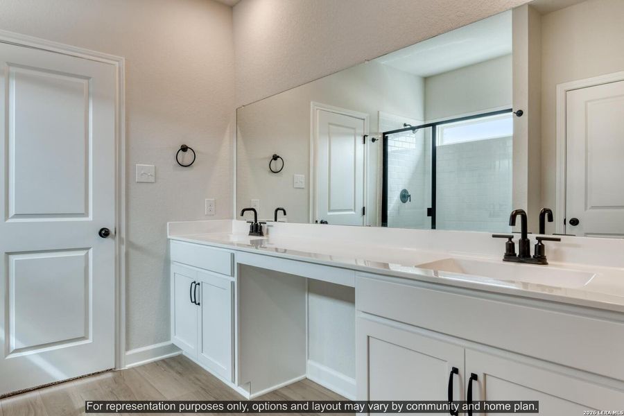 Furnished interior view inside a new home in Hennersby Hollow, San Antonio (Image 5).