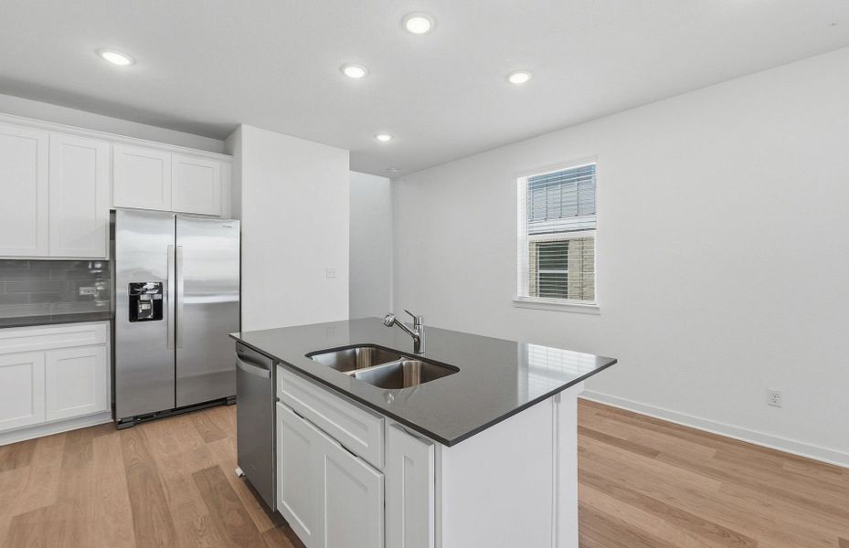 Furnished interior view inside a new home in Sunfield, Buda (Image 8).