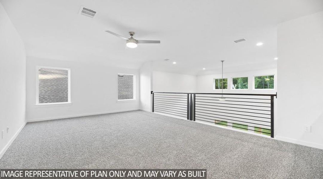 Spacious, unfurnished interior of a new home in Hills of Westlake, Conroe (Image 16).