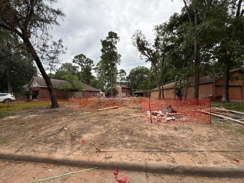 Site preparation for new homesites in Lake Conroe Area Homes, Montgomery (Image 18).