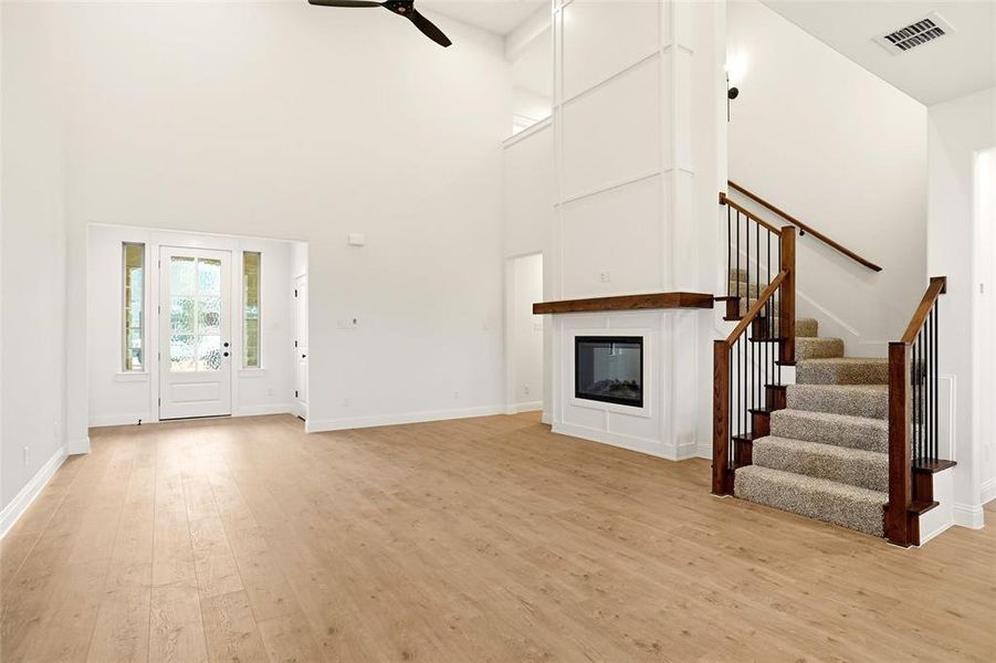 Spacious, unfurnished interior of a new home in The Villas at Heritage Pointe, Weatherford (Image 15).