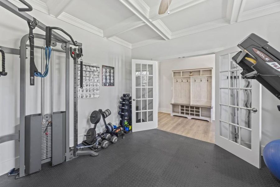 Furnished interior view inside a new home in The Cottages Of Lake Lanier, Gainesville (Image 27).