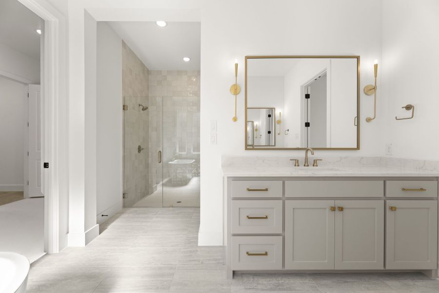 Furnished interior view inside a new home in Mosaic – 70′ Lots, Celina (Image 14).