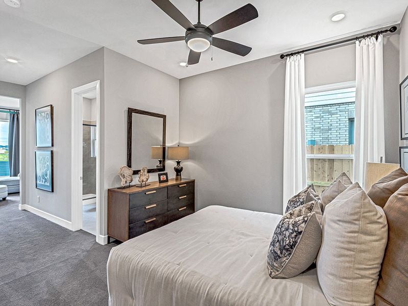Representative furnished interior of a home built from the Palisade by Taylor Morrison in Avalon at Friendswood, Friendswood (Image 13).