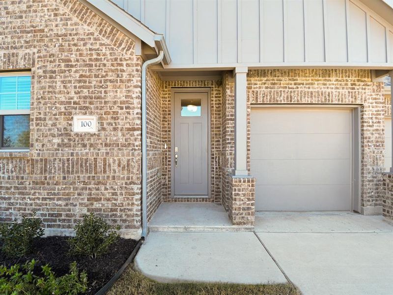 Exterior details and patio area of a home in Pecan Creek Crossing, Valley View (Image 17). Exterior details and patio area of a home in Pecan Creek Crossing, Valley View (Image 17).