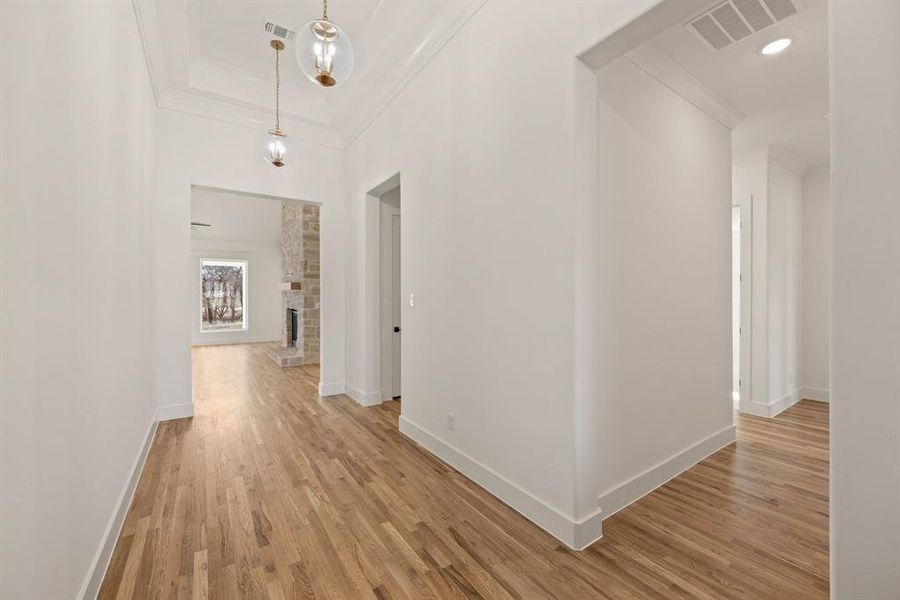 Spacious, unfurnished interior of a new home in Rolling Creek Ranch, Aledo (Image 23). Spacious, unfurnished interior of a new home in Rolling Creek Ranch, Aledo (Image 23).