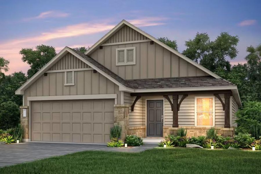 Pulte Homes, Hewitt elevation 27, rendering