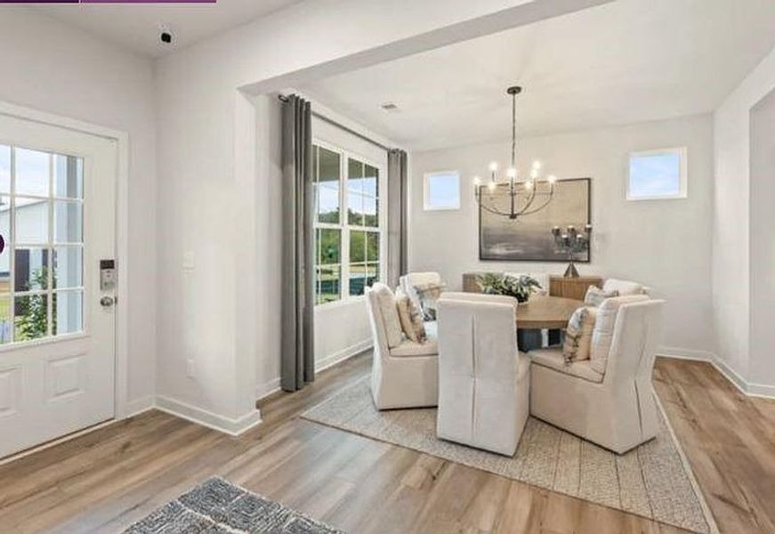 Furnished interior view inside a new home in The Estates at Gainesville Township, Gainesville (Image 21).