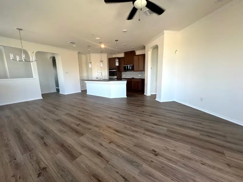 Spacious, unfurnished interior of a new home in Overlook Ranch, Georgetown (Image 14). Spacious, unfurnished interior of a new home in Overlook Ranch, Georgetown (Image 14).