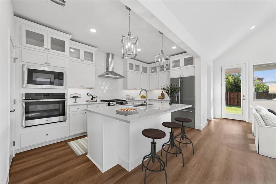 Furnished interior view inside a new home in Heritage Ranch, Sherman (Image 7).
