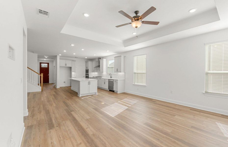 Spacious, unfurnished interior of a new home in Sun City Texas, Georgetown (Image 18). Spacious, unfurnished interior of a new home in Sun City Texas, Georgetown (Image 18).