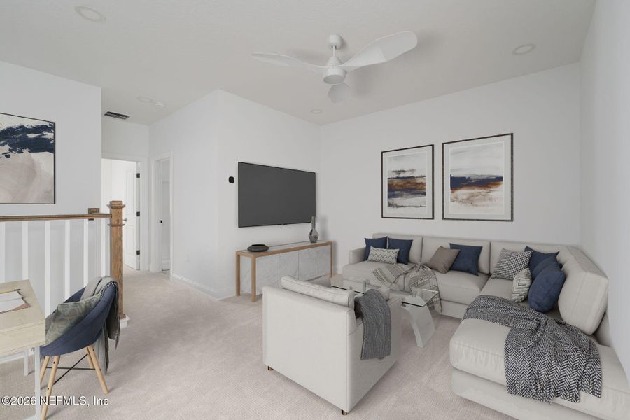 Furnished interior view inside a new home in , St. Augustine (Image 13).