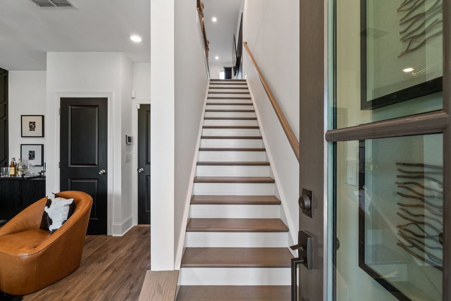 Representative furnished interior of a home built from the The Barnsley I by The Providence Group in IveyBrooke, Alpharetta (Image 42).