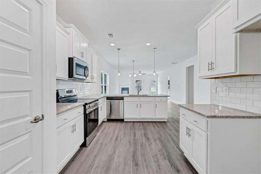Furnished interior view inside a new home in Park Place, Bowdon (Image 6).